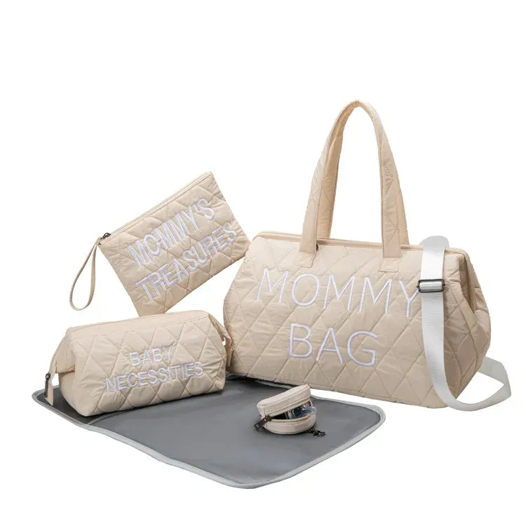 Portable Insulation Large-capacity Mother and Baby Diaper Bag Set multiple choice