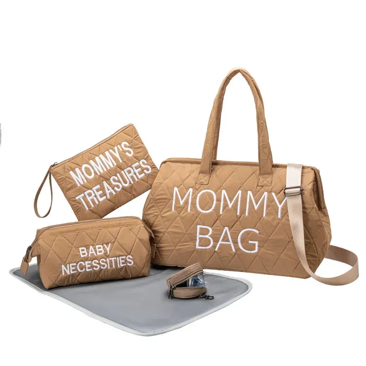 Portable Insulation Large-capacity Mother and Baby Diaper Bag Set multiple choice