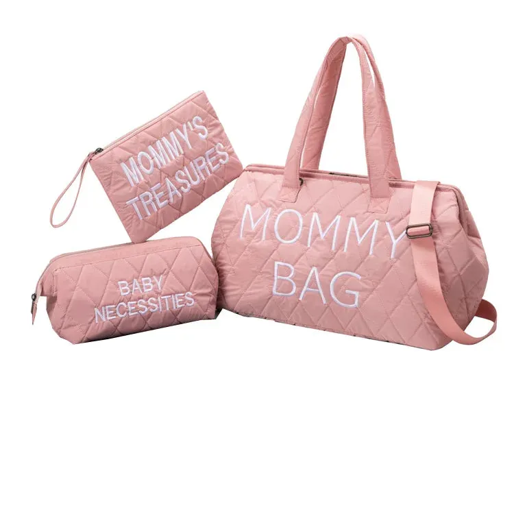 Portable Insulation Large-capacity Mother and Baby Diaper Bag Set multiple choice