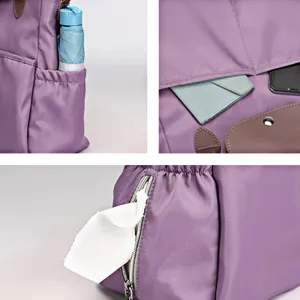 Portable Mom Bag with Multiple Pockets and Large Capacity