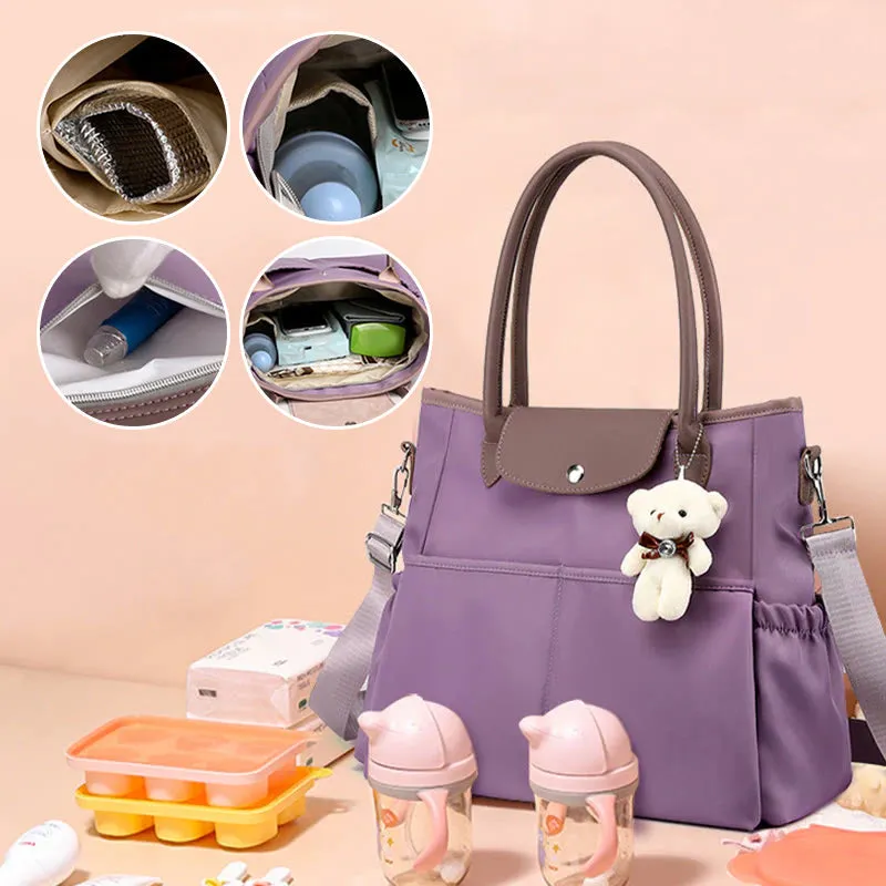 Portable Mom Bag with Multiple Pockets and Large Capacity