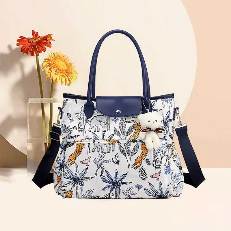 Portable Mom Bag with Multiple Pockets and Large Capacity