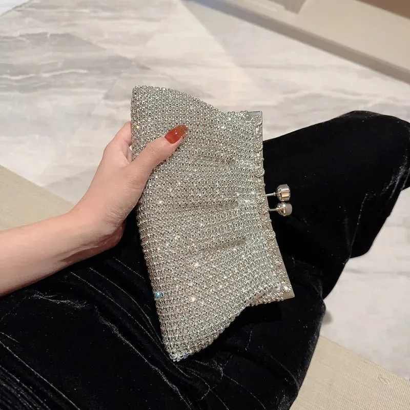 Portable Shiny Evening Clutch