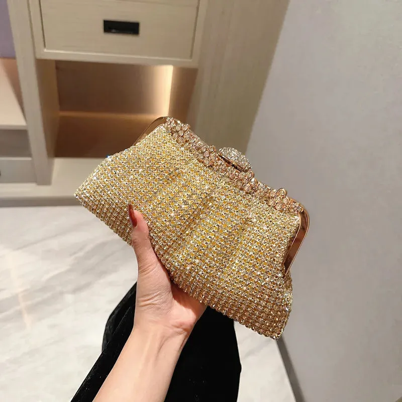 Portable Shiny Evening Clutch