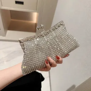 Portable Shiny Evening Clutch