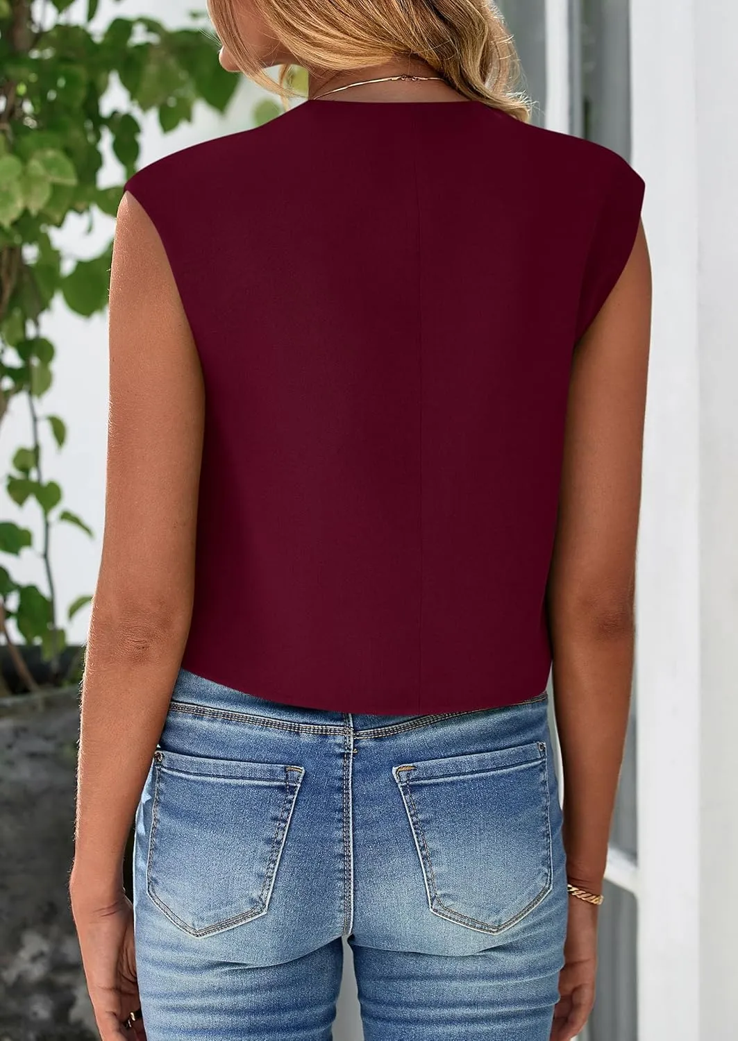 PRETTYGARDEN Women's Summer Suit Vest 2025 Dressy Casual Crop Tops Business Work Office Clothes Trendy Blazer Waistcoat