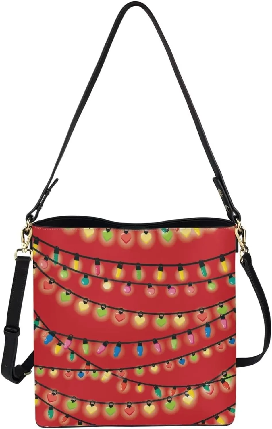 PU Leather Tote Bag Travel Hobo Handbag for Women Leather Crossbody Purse Shoulder Bag with Adjustable Strap