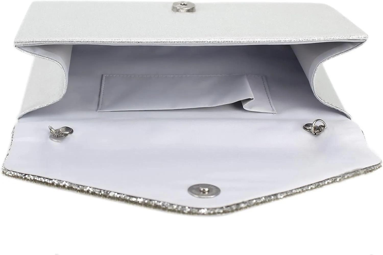 Queena Womens Shiny Glitter Evening Clutch Envelope Handbag Chain Purse for Wedding Party Prom Gift for Mom Wife Girlfriend
