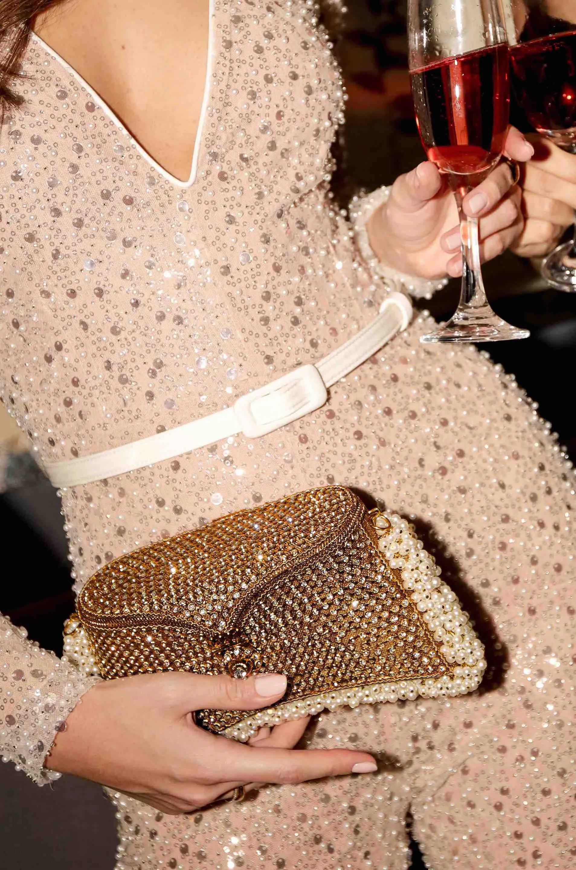 "All That Glitters" | Zeenat Crystal Clutch | Golden Splendour