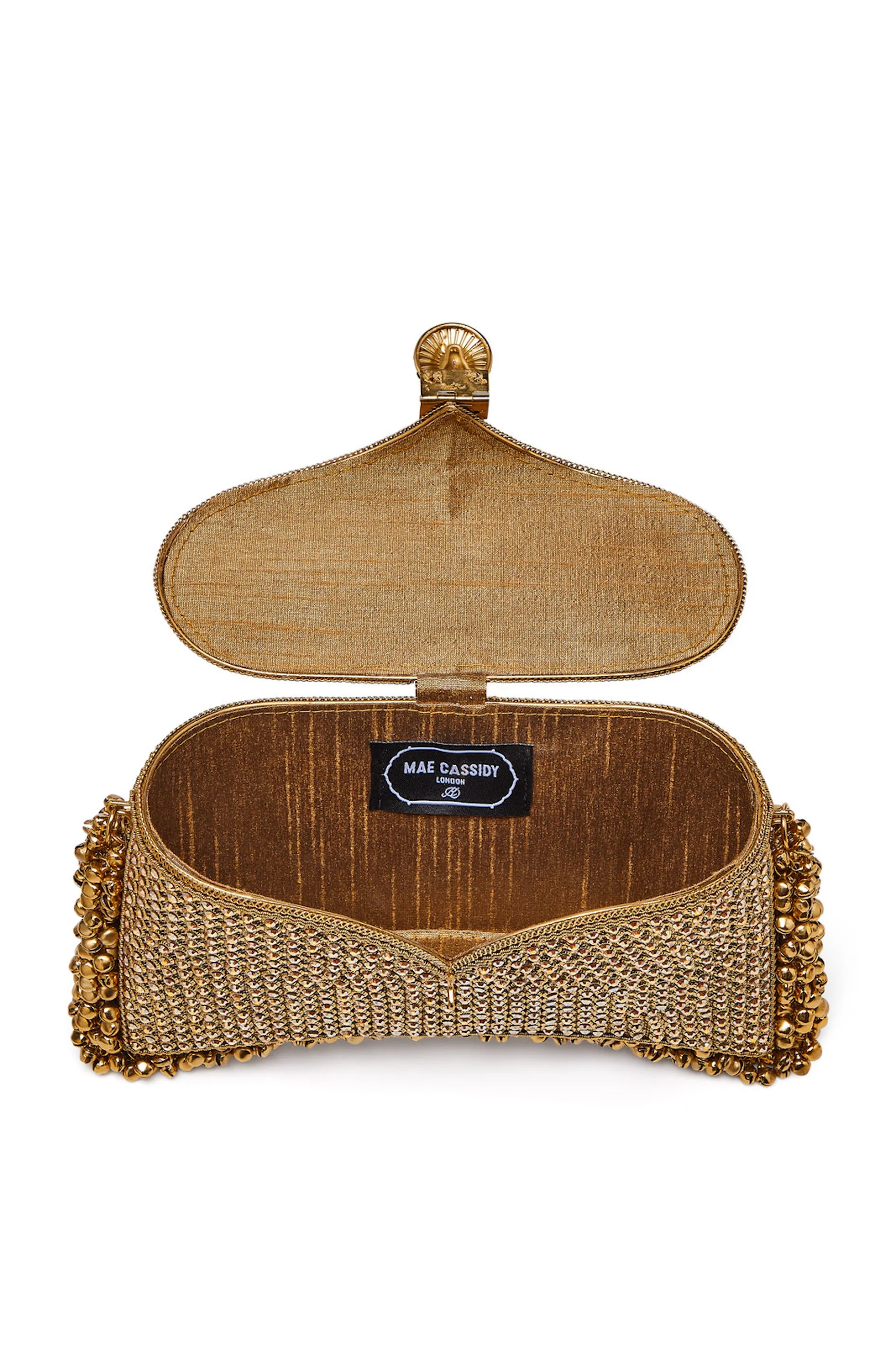 "All That Glitters" | Zeenat Crystal Clutch | Golden Splendour