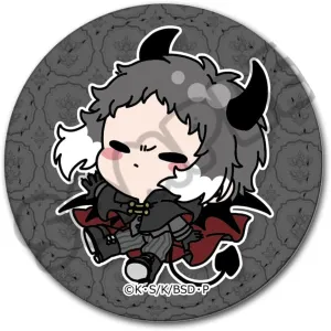 "Bungo Stray Dogs" [Ryunosuke Akutagawa] Vol. 5 Leather Badge [Round] Mocho SC