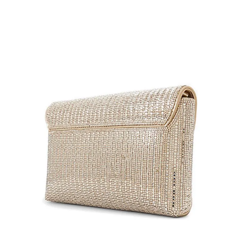 Rania Women Clutch & Evening Bag - Gold