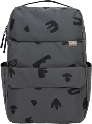 RED ROVR Roo Lightweight 1 LB Diaper Bag Backpack | 11 organizational pockets| Durable & Water-Resistant (Charcoal Doodle)