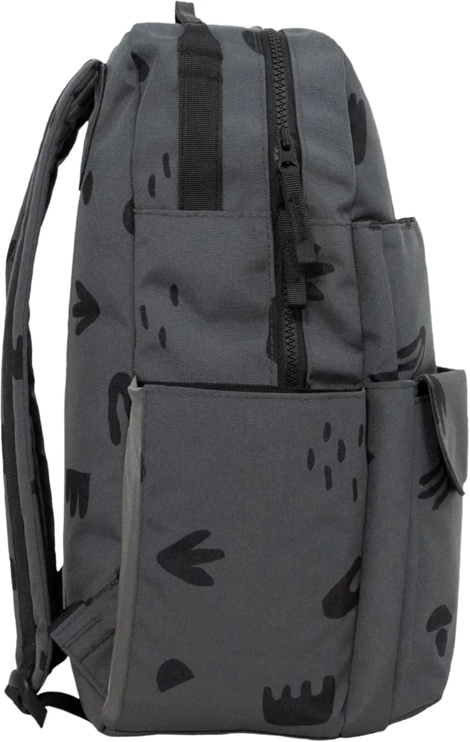 RED ROVR Roo Lightweight 1 LB Diaper Bag Backpack | 11 organizational pockets| Durable & Water-Resistant (Charcoal Doodle)