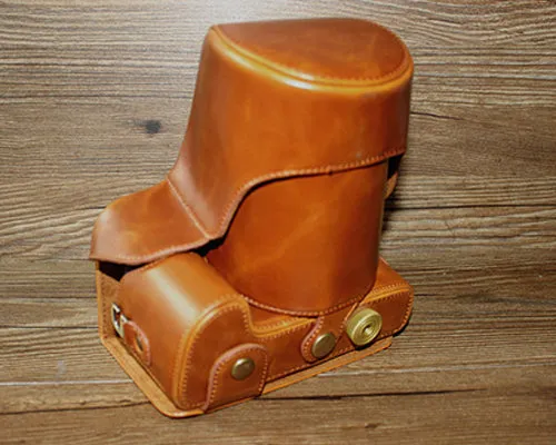 Retro Nikon Coolpix P900 Camera Leather Case