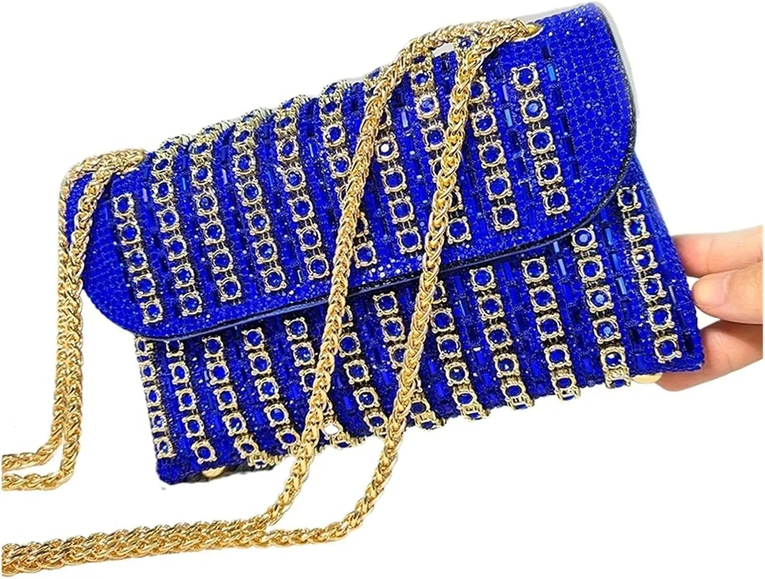 Rhinestone Bags Clutch Bag For Women Handbag Rhinestone Summer Wedding Party Shoulder Bags For 6.7 ''Purses