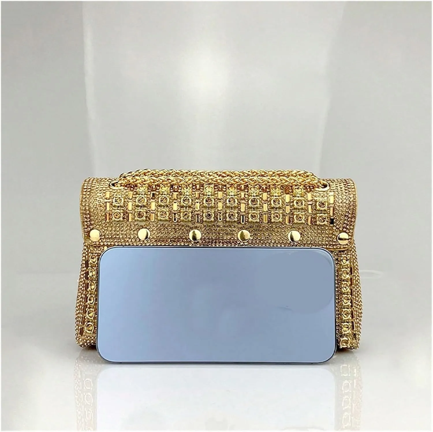 Rhinestone Bags Clutch Bag For Women Handbag Rhinestone Summer Wedding Party Shoulder Bags For 6.7 ''Purses