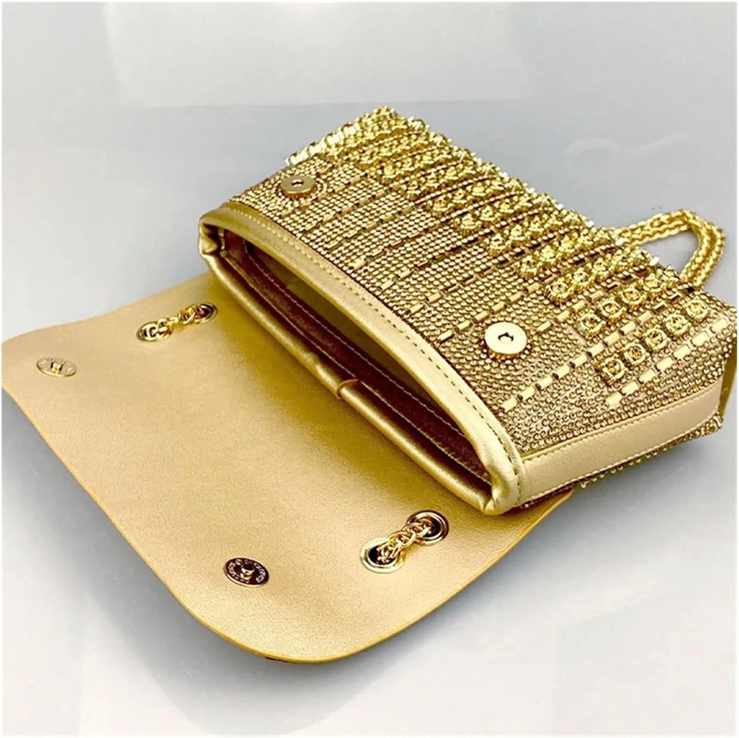 Rhinestone Bags Clutch Bag For Women Handbag Rhinestone Summer Wedding Party Shoulder Bags For 6.7 ''Purses