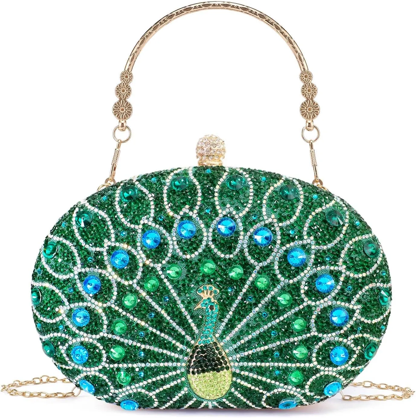 Rhinestone Evening Clutch Purses for Women Evening Clutch bag Crossbody & Shoulder Bag For Wedding Night out Party