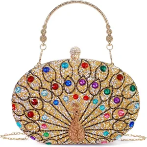 Rhinestone Evening Clutch Purses for Women Evening Clutch bag Crossbody & Shoulder Bag For Wedding Night out Party