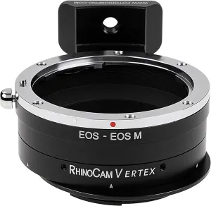 RhinoCam Vertex Rotating Stitching Adapter, Compatible with Canon EOS (EF/EF-S) D/SLR Lens to Canon EOS M (EF-M) Mount Mirrorless Cameras