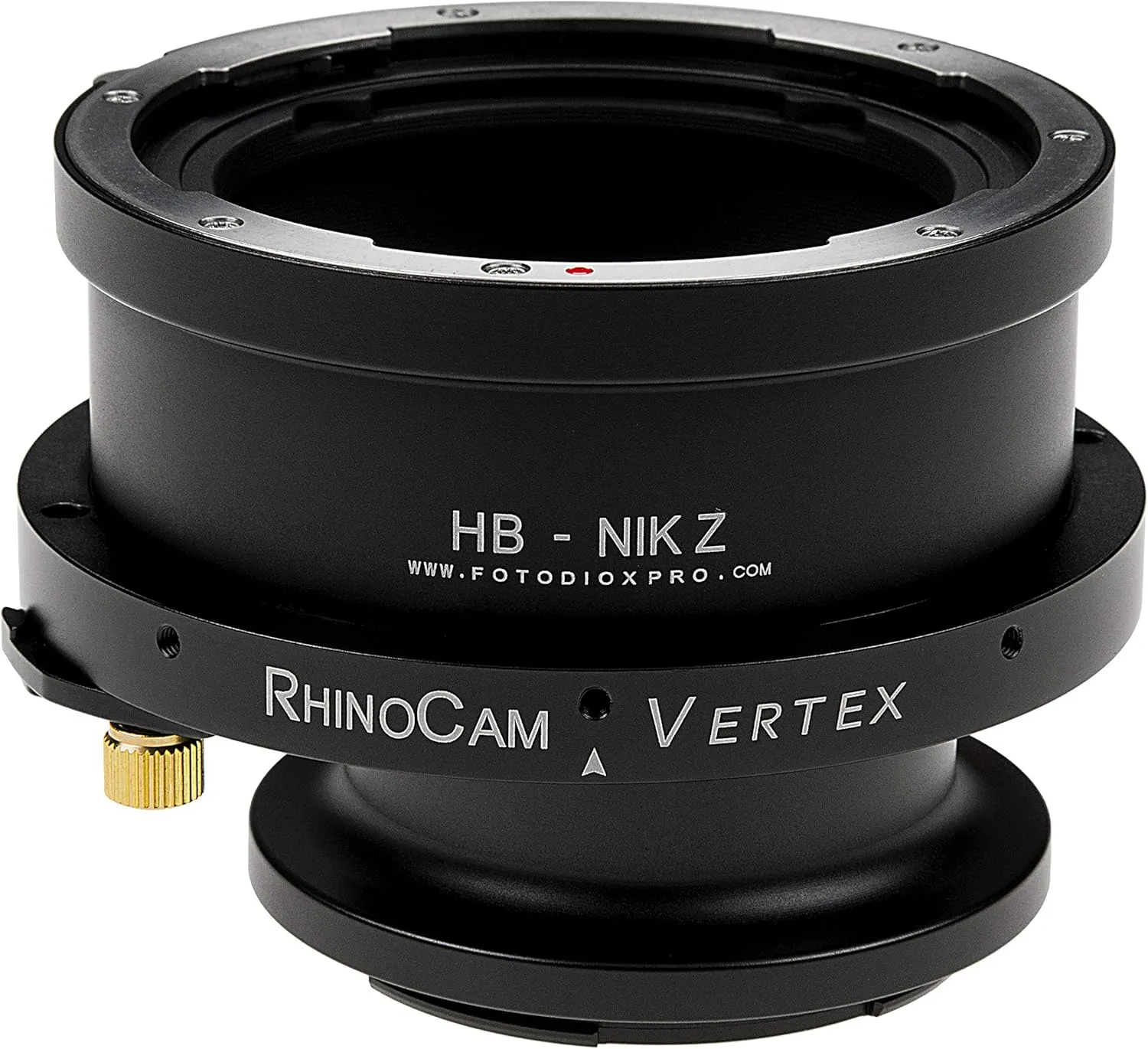 RhinoCam Vertex Rotating Stitching Adapter, Compatible with Hasselblad V-Mount SLR Lens to Nikon Z-Mount Mirrorless Cameras