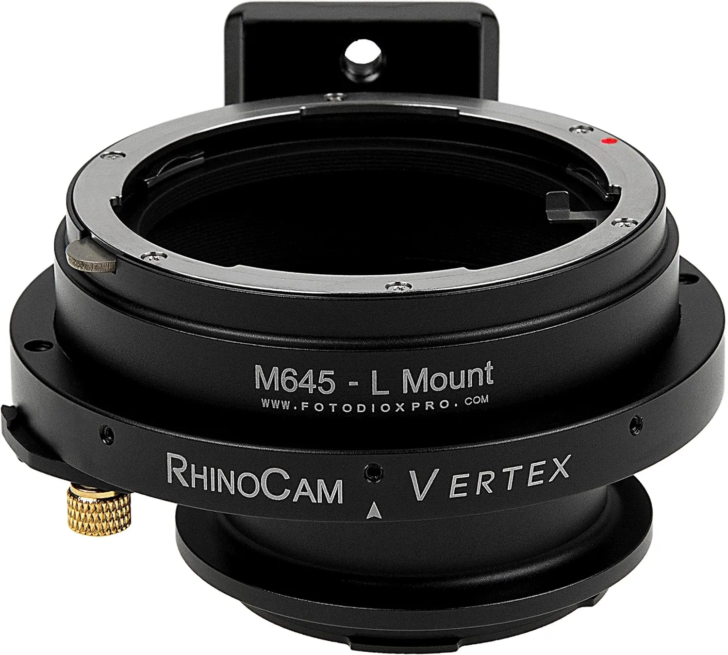 RhinoCam Vertex Rotating Stitching Adapter, Compatible with Mamiya 645 (M645) Mount Lens to Leica L-Mount Alliance Mirrorless Cameras