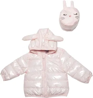 Robeez Baby Girls/Boys/Unisex Packable, Insulated, Hooded Character Jacket with Pouch for Infant/Toddler, 0-24 Months