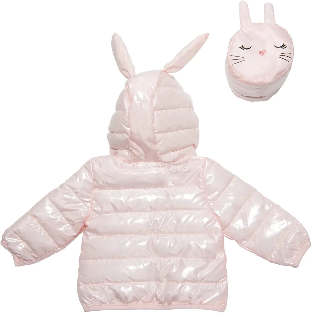 Robeez Baby Girls/Boys/Unisex Packable, Insulated, Hooded Character Jacket with Pouch for Infant/Toddler, 0-24 Months