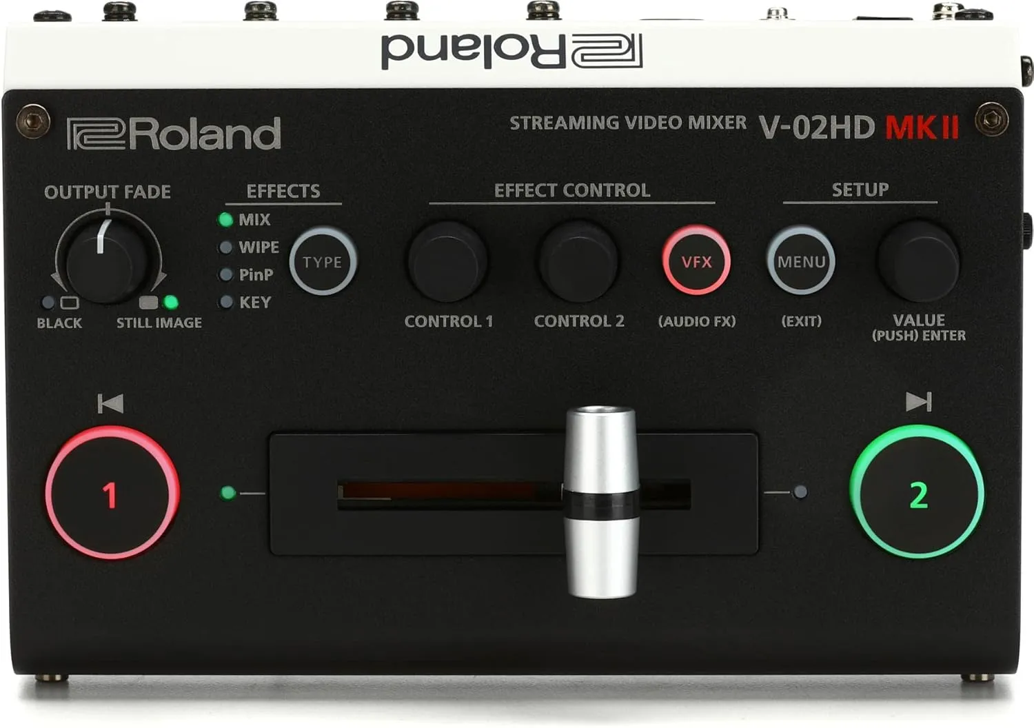 Roland V-02HD MK II – Streaming Video Mixer – The World’s Easiest Two-Camera Livestreaming Solution. Ideal for Online Teachers, Gamers, Worship and All Other Content Makers