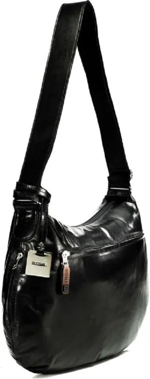 RUDSAK MELVA leather hobo bag