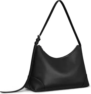 S-ZONE Genuine Leather Purses for Women Shoulder Bag Hobo Bags Handbags Adjustable Strap