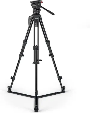 Sachtler Ace M MK II Fluid Head with Ace 75/2 AL MK II Aluminum Tripod and SP 75 Ground Spreader