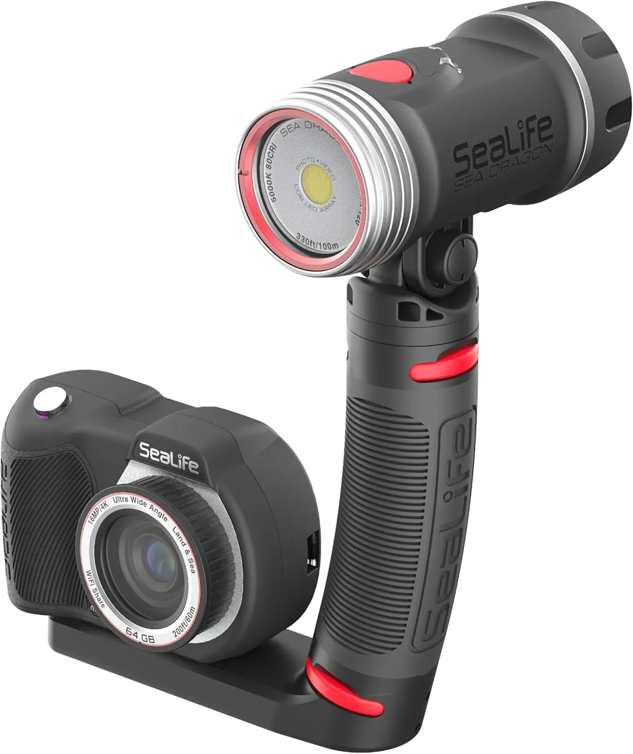 SeaLife Micro 3.0 Limited Edition Explorer Underwater Camera Gift Set for Photography & Video, Easy Set-up, Includes Sea Dragon 2300 Photo-Video Light
