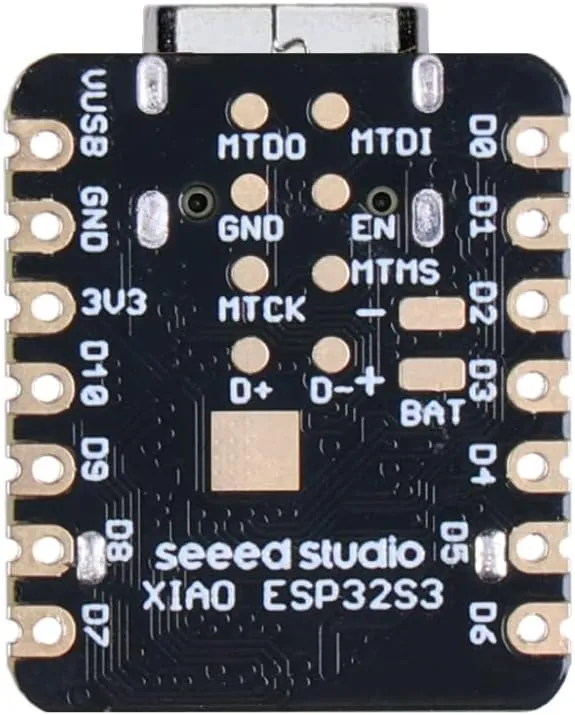 Seeed Studio XIAO ESP32 S3 Sense - 2.4GHz Wi-Fi, BLE 5.0, OV2640 Camera Sensor, Digital Microphone, 8MB PSRAM, 8MB Flash, Battery Charge Supported, Rich Interface, IoT, Embedded ML …