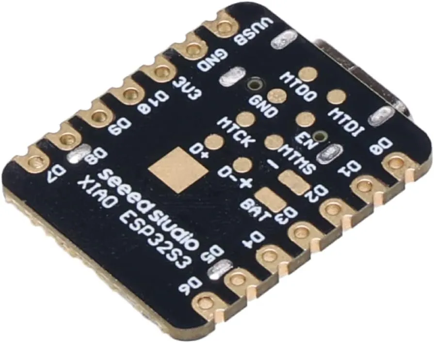 Seeed Studio XIAO ESP32 S3 Sense - 2.4GHz Wi-Fi, BLE 5.0, OV2640 Camera Sensor, Digital Microphone, 8MB PSRAM, 8MB Flash, Battery Charge Supported, Rich Interface, IoT, Embedded ML …