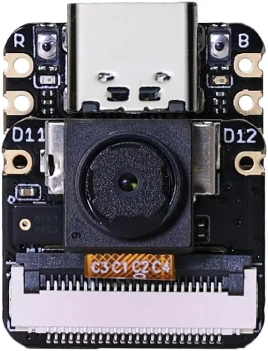 Seeed Studio XIAO ESP32 S3 Sense - 2.4GHz Wi-Fi, BLE 5.0, OV2640 Camera Sensor, Digital Microphone, 8MB PSRAM, 8MB Flash, Battery Charge Supported, Rich Interface, IoT, Embedded ML …