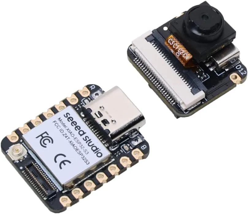 Seeed Studio XIAO ESP32 S3 Sense - 2.4GHz Wi-Fi, BLE 5.0, OV2640 Camera Sensor, Digital Microphone, 8MB PSRAM, 8MB Flash, Battery Charge Supported, Rich Interface, IoT, Embedded ML …