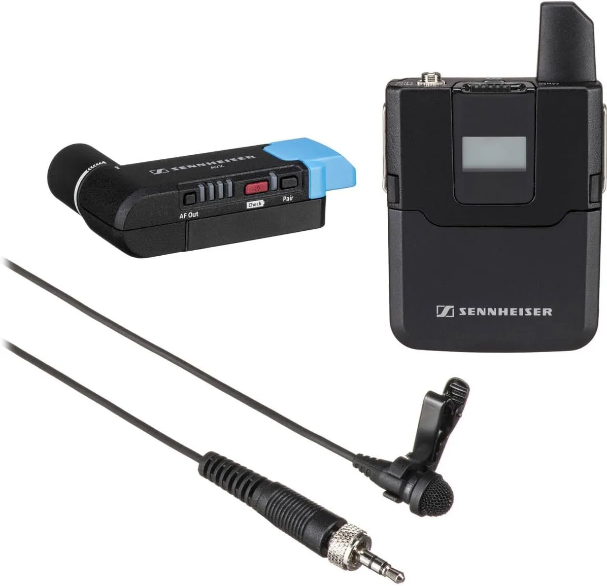 Sennheiser AVX Digital Wireless Microphone System - ME2 Lavalier Set,Black