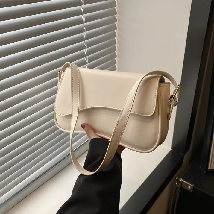 Shoulder Bag for Women Retro Vegan Leather Tote Handbag Underarm Bag Trendy Purse Crossbody Bag With Zipper 2025