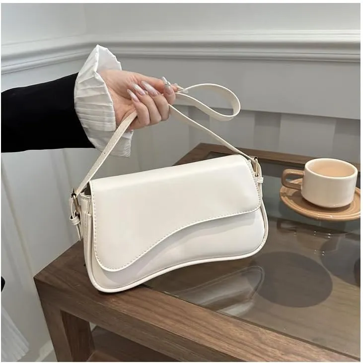 Shoulder Bag for Women Retro Vegan Leather Tote Handbag Underarm Bag Trendy Purse Crossbody Bag With Zipper 2025