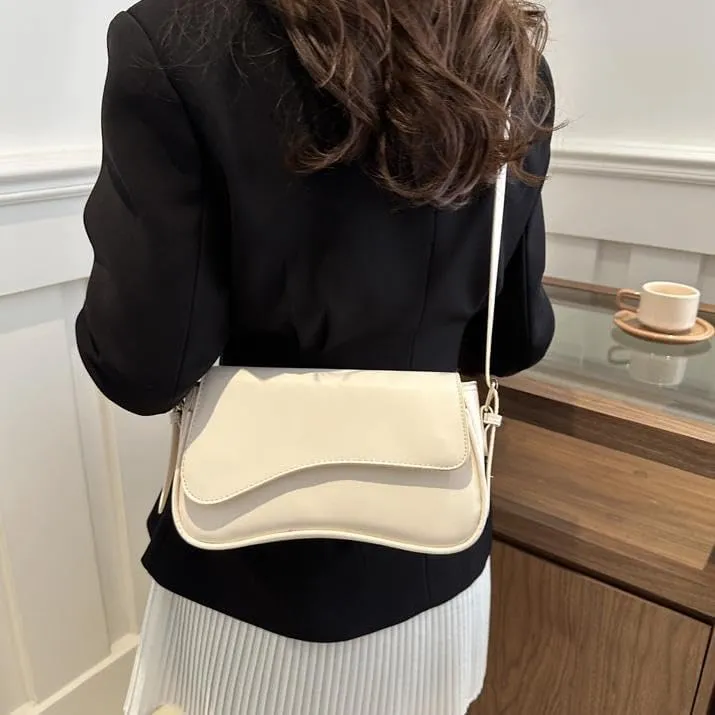 Shoulder Bag for Women Retro Vegan Leather Tote Handbag Underarm Bag Trendy Purse Crossbody Bag With Zipper 2025