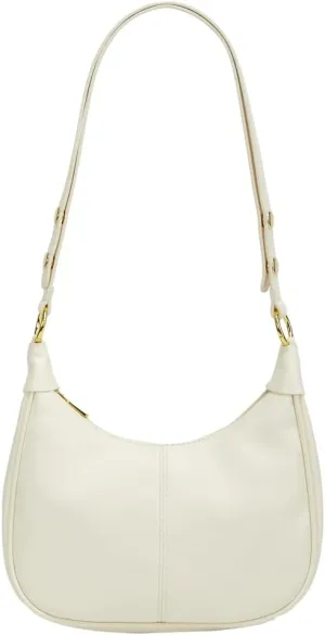 Shoulder Bag for Women Soft PU Leather Crescent Tote Handbag Retro Classic Satchel Crossbody Underarm Hobo Purse Clutch