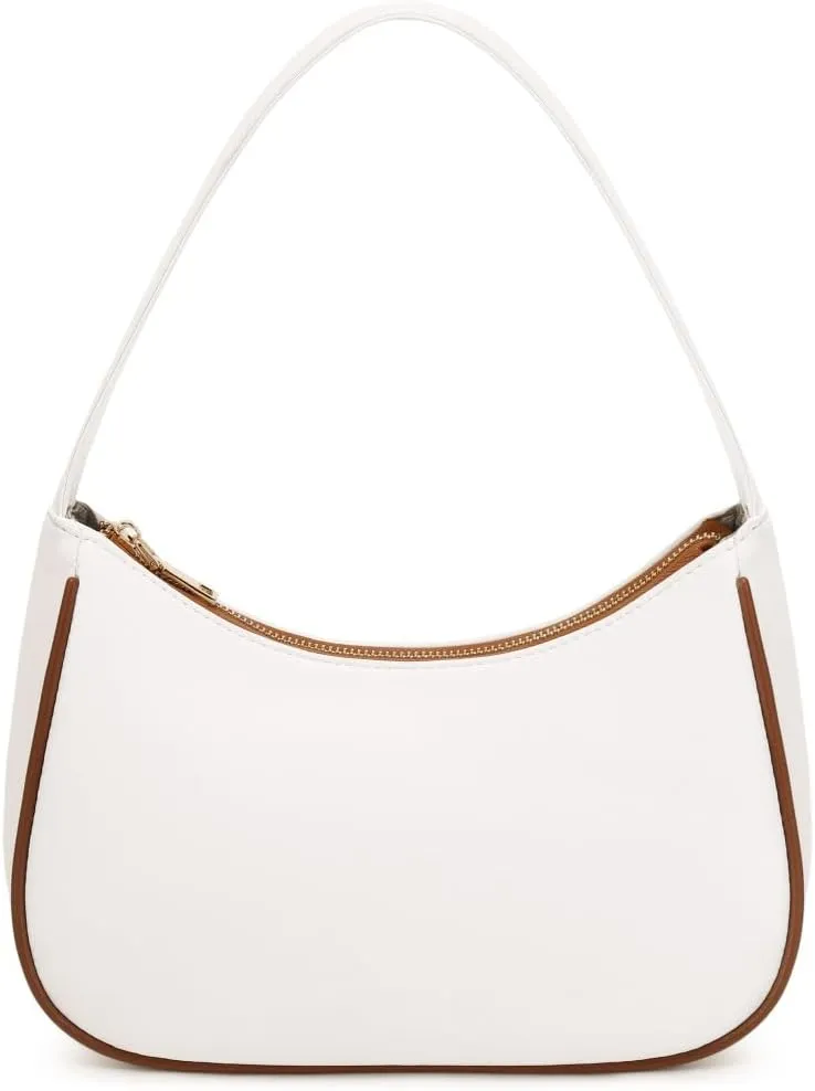 Shoulder Bags for Women, Cute Hobo Tote Handbag Mini Clutch Purse with Zipper Closure