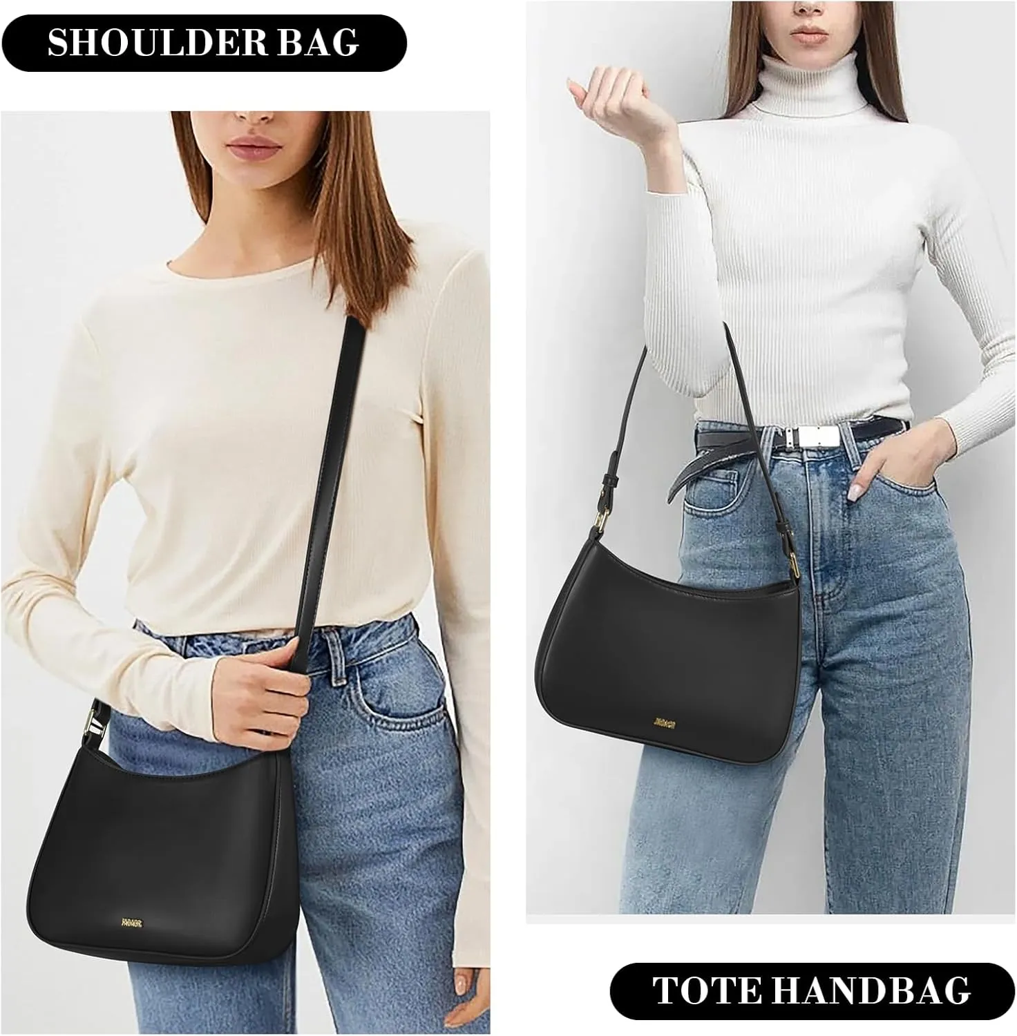 Shoulder Bags for Women Y2k Purses and Handbags Crossbody Bag Trendy Leather Shoulder Purse Small Hobo Tote Bag