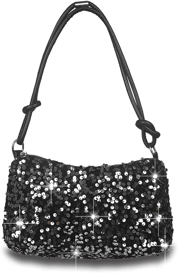 Sither Women's Evening Handbag Sequin Evening Bag Purses for Women Glitter Sparkly Handbag for Party