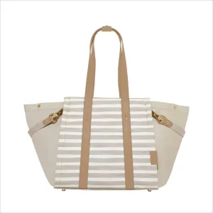 Skip Hop Highline Diaper Tote in Oyster Stripe