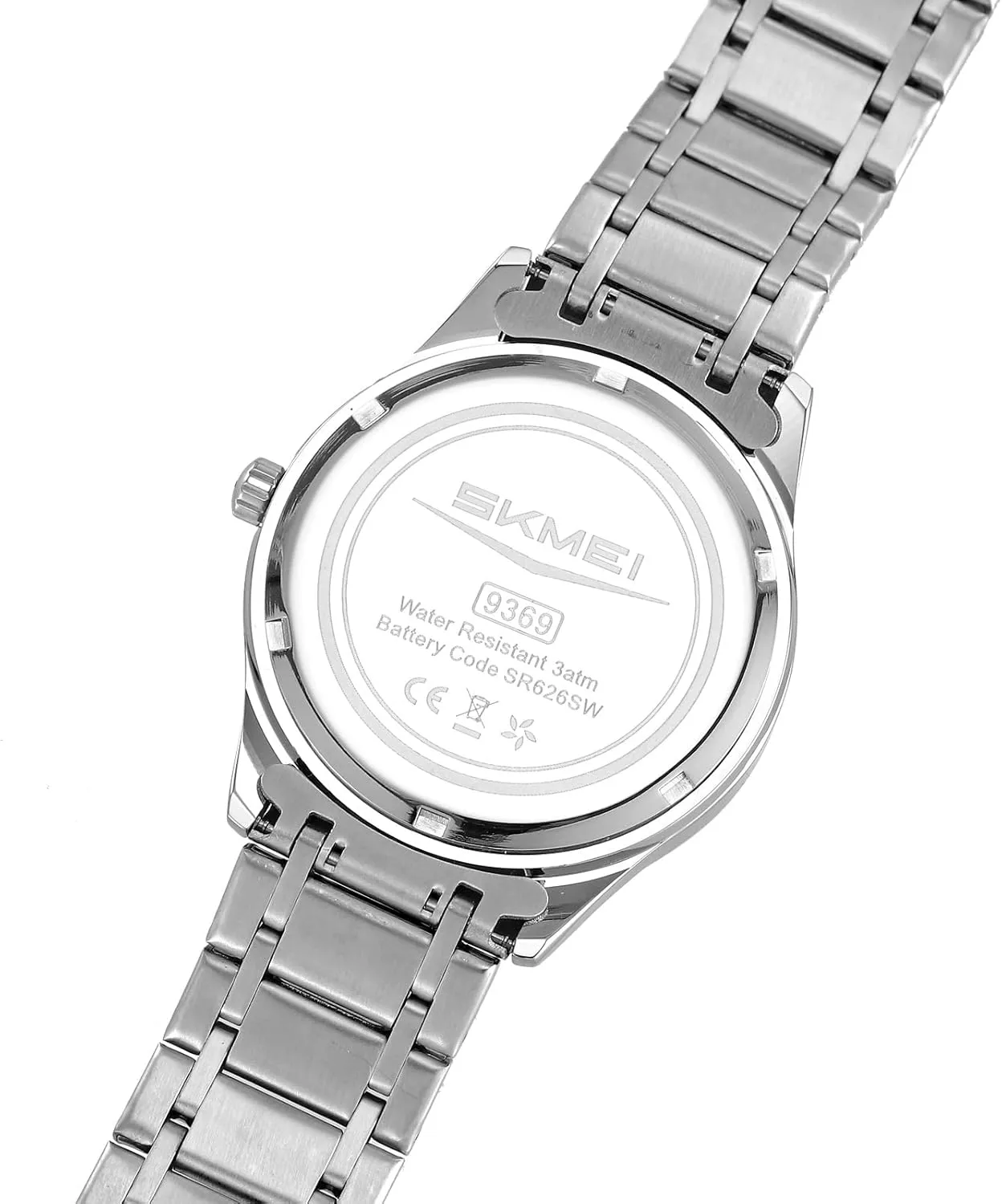 SKMEI Men Luxury Quartz Analog Watch with Business Casual Classic Big Face Womens Wristwatch