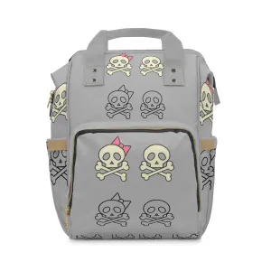 Skull & Crossbones Multifunctional Diaper Backpack