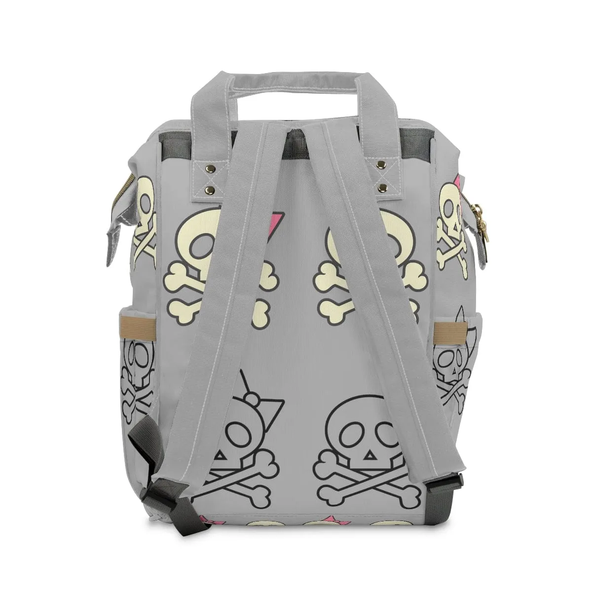 Skull & Crossbones Multifunctional Diaper Backpack